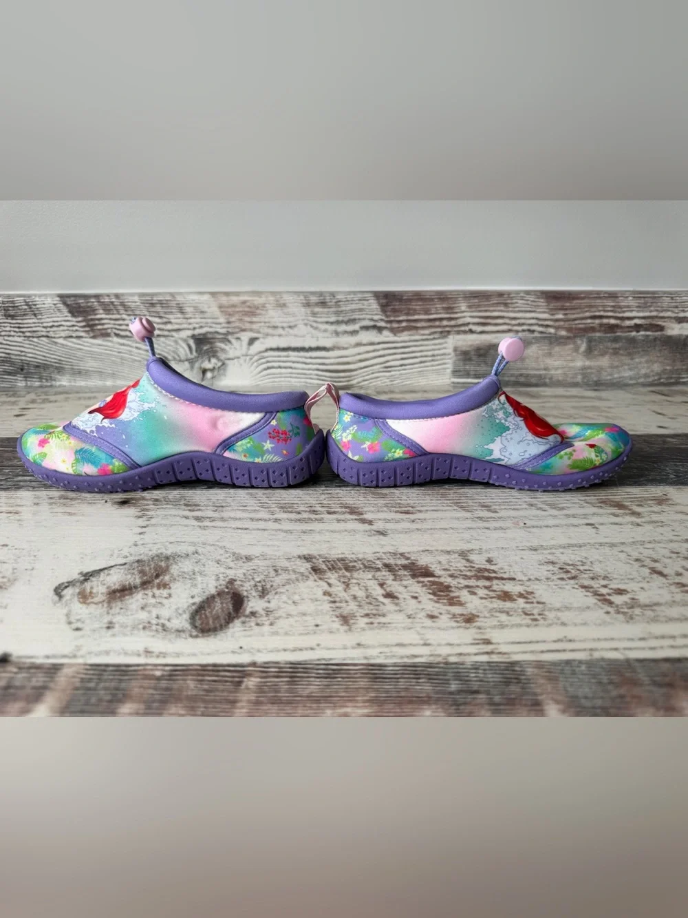 DISNEY Princess Ariel Swim SHOES Water SHOES Sz 11/12